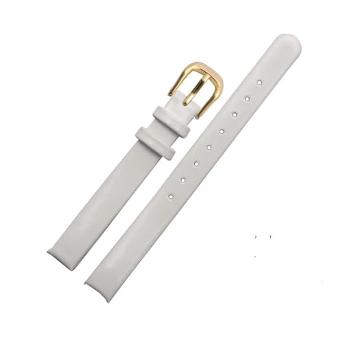 LANAPPTLTG Passend for CK Women's Nest Buckle Exquisite Uhrenarmbänder K431/43232/43235/43236 Arc Interface 10 mm schwarzes Uhrenarmband(White(YG)-Golden) von LANAPPTLTG