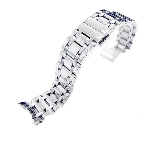 LANAPPTLTG Raffinierter Stahlgürtel for Damen, passend for Tissot 1853 Uhrenarmband T035207 T035210a, Edelstahl-Armband(18mm-Quartz) von LANAPPTLTG