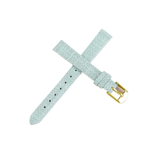 Vintage Retro Denim Nylon Uhrenarmband Canvas Band 10 12 14 16 18 20mm 22mm Armband Wristbelt Passend for Samsung Passend for Amazfit Passend for Huawei(Green-gold,22mm) von LANAPPTLTG