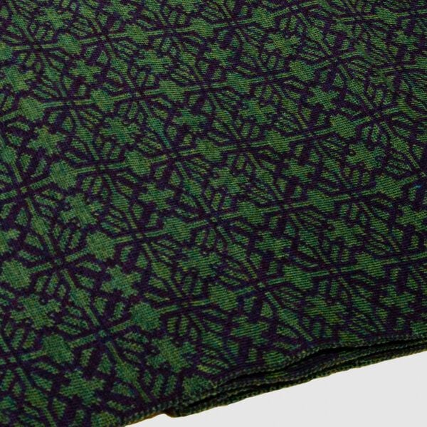 LANARTO slow fashion Schal Muster 'Irland' zweifarbig gestrickt aus mulesingfreier Merinowolle von LANARTO slow fashion