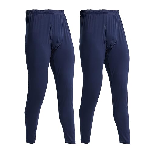 2er Pack Herren Thermo Unterhose Lang Unterhosen Herren Winter Funktionsunterwäsche Männer Skiunterwäsche Thermounterwäsche von LANBAOSI