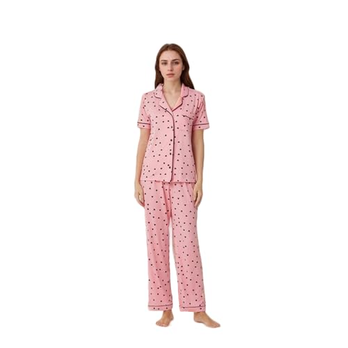 LANBAOSI Womens Pyjamas Short Sleeve von LANBAOSI