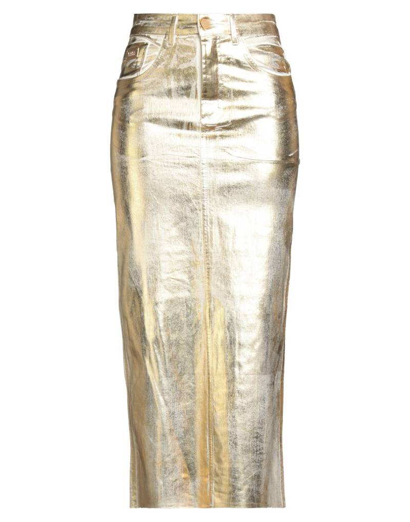 LANÇA PERFUME Jeansrock Damen Gold von LANÇA PERFUME