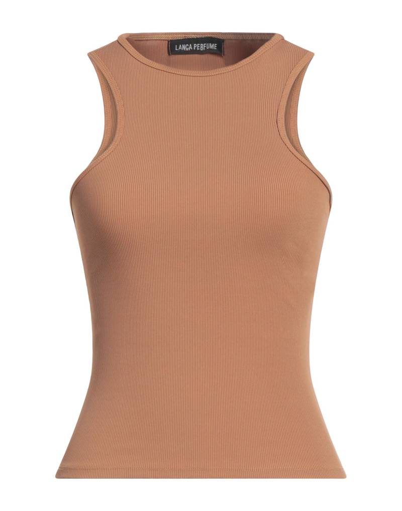 LANÇA PERFUME Tank Top Damen Kamel von LANÇA PERFUME