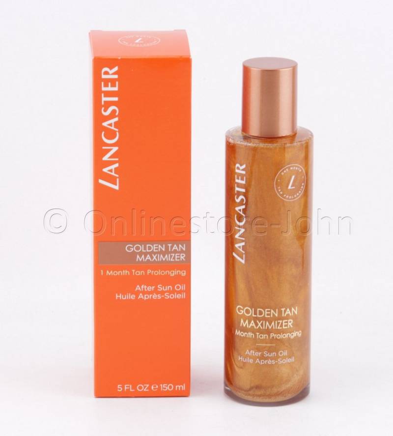 LANCASTER Bodylotion Golden Tan Maximizer - After Sun Oil 150ml - 1 Month Tan Prolonging von LANCASTER