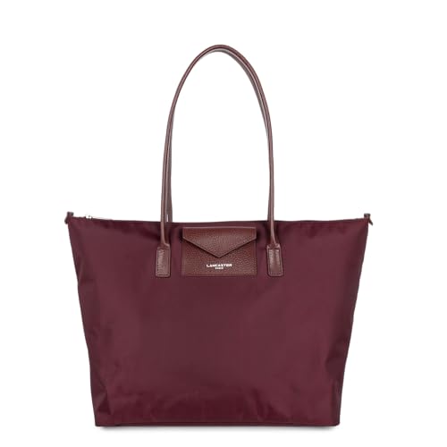 LANCASTER | Smart KBA – Große Einkaufstasche, Burgunderrot von Lancaster