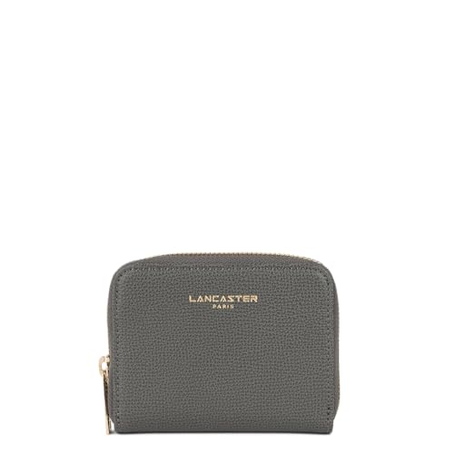 LANCASTER | Sierra PM – Geldbörse aus genarbtem Rindsleder, Grau von Lancaster