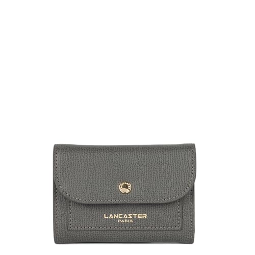 LANCASTER | Sierra PM – Geldbörse aus genarbtem Rindsleder, Grau von Lancaster
