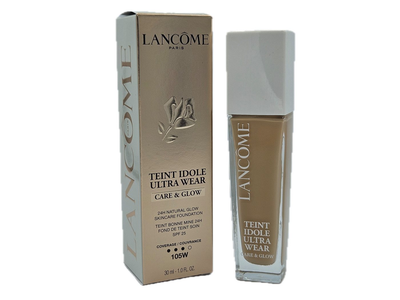 LANCOME Foundation Teint Idole Ultra Wear Care & Glow 105W 30 ml NEU & OVP, 30 ml LANCOME Foundation Teint Idole Ultra Wear Care & Glow 105W 30 ml NEU & OVP, 30 ml von LANCOME