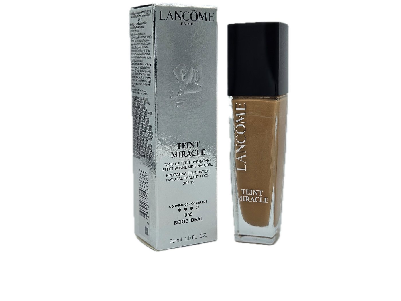 LANCOME Foundation Teint Miracle Hydrating Foundation 055 Beige Ideal 30 ml NEU & OVP, 055 BEIGE Ideal LANCOME Foundation Teint Miracle Hydrating Foundation 055 Beige Ideal 30 ml NEU & OVP, 055 BEIGE Ideal von LANCOME