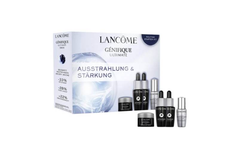 LANCOME Gesichtspflege-Set Génifique Pflegelieblinge Set 1 x Wimpernserum 5 ml + Nachtcreme 5 ml + 2 x Gesichtsserum 7 ml, 4-tlg. von LANCOME