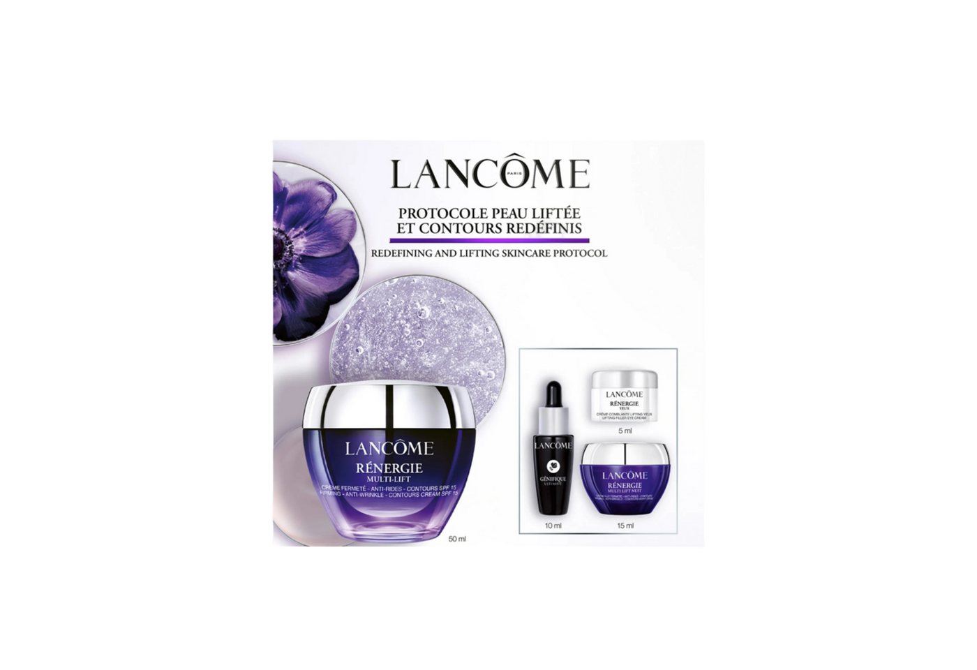 LANCOME Gesichtspflege-Set LANCÔME Rénergie Multi-Lift 50 ml Cream Routine Set, 4-tlg. von LANCOME