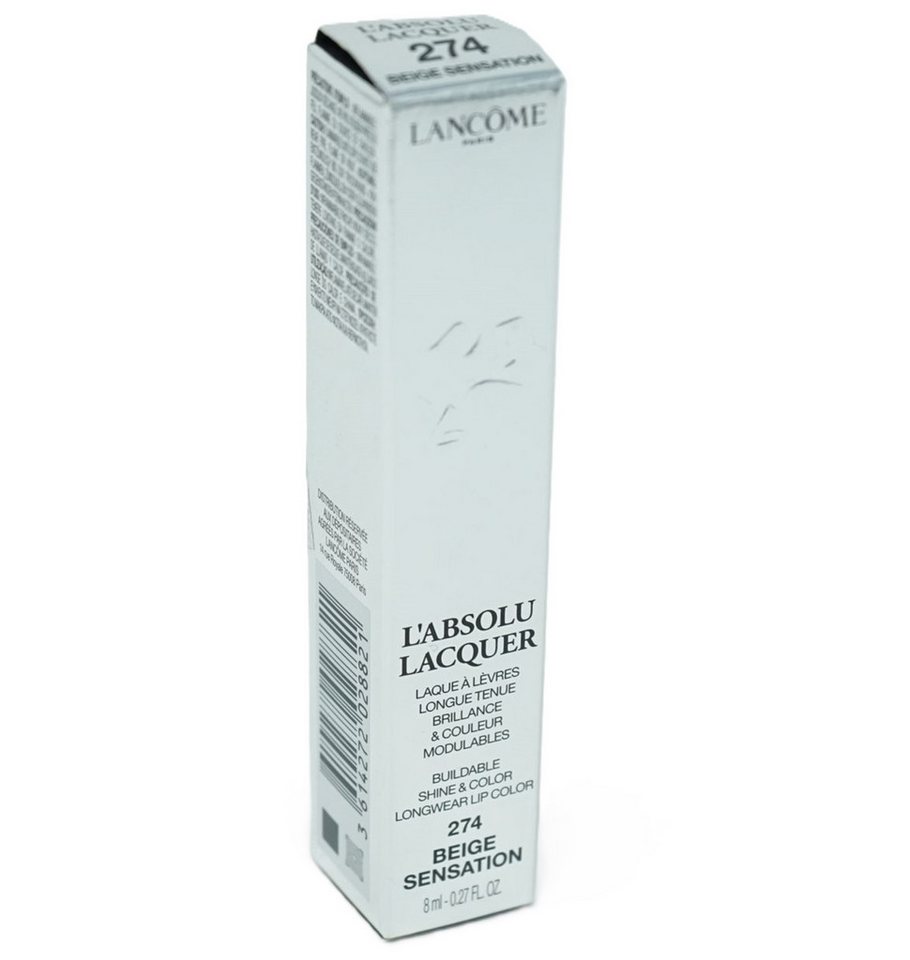 LANCOME Lipgloss LANCOME L'Absolu Lacquer - Liquid Lipgloss 274 Beige Sensation 8ml LANCOME Lipgloss LANCOME L'Absolu Lacquer - Liquid Lipgloss 274 Beige Sensation 8ml von LANCOME