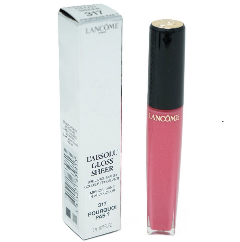 LANCOME Lipgloss Lancome L'Absolu Gloss Sheer Lipgloss Color 317 Pourquoi Pas von LANCOME
