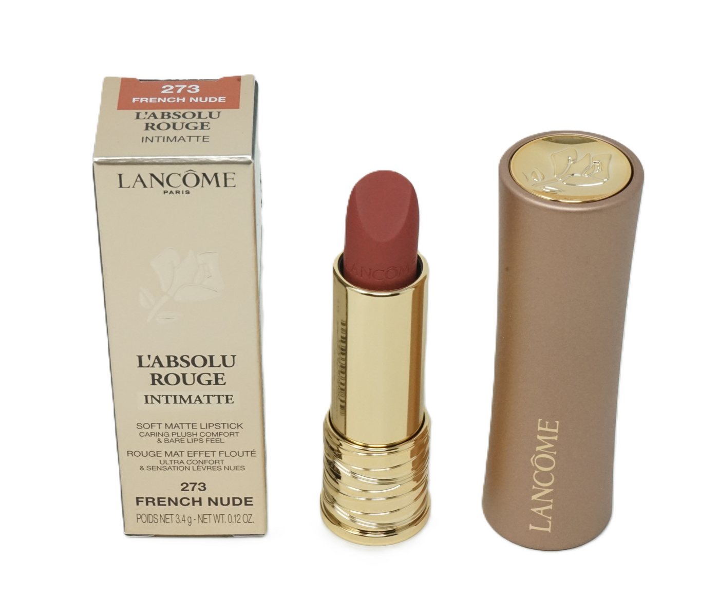 LANCOME Lippenstift Lancome Absolu Rouge Matte Lippenstift 3,4g French Nude 273 von LANCOME