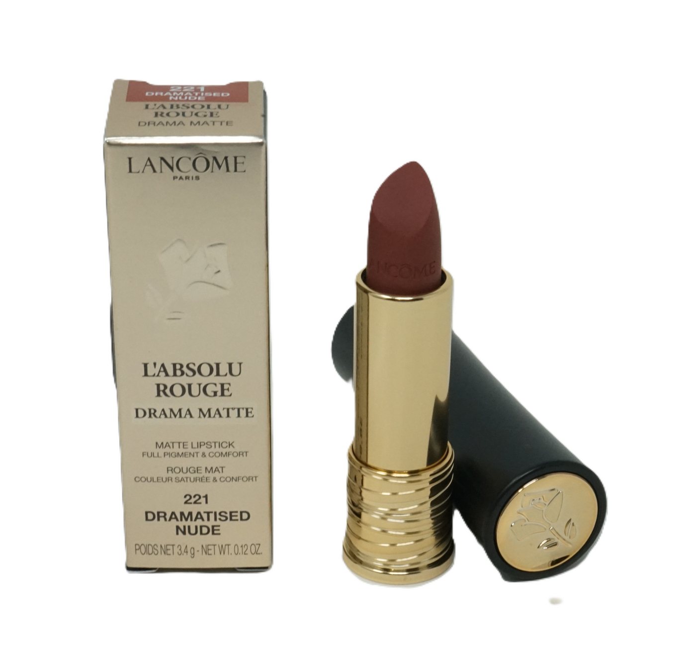 LANCOME Lippenstift Lancome L'Absolu Lippenstift Drama Matte 221 Dramatised Nude von LANCOME