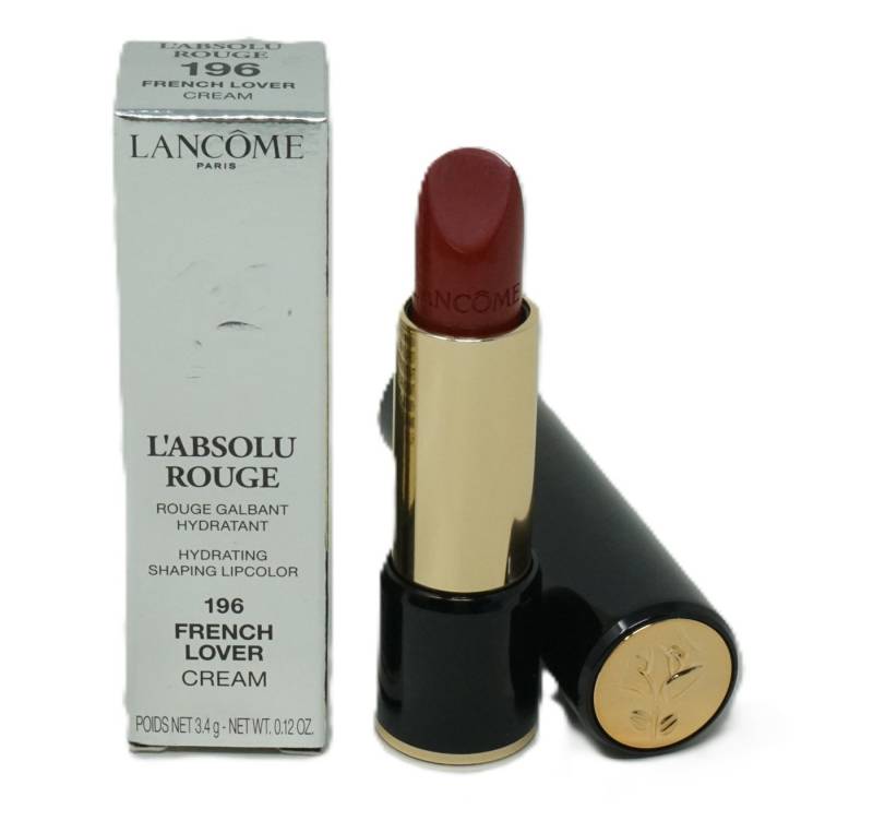 LANCOME Lippenstift Lancome L'Absolu Rouge Lippenstift Cream 196 French Lover 3,4g von LANCOME