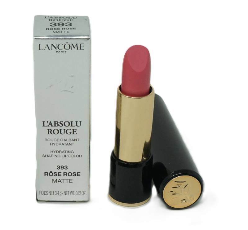 LANCOME Lippenstift Lancome L'Absolu Rouge Lippenstift Matte 393 Rose Rose 3,4g von LANCOME
