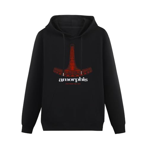 Amorphis Far from The Sun Progressive Metal Death Doom Sentenced Mens Hoodies Long Sleeve Pullover Loose Hoody Sweatershirt Size 3XL von LANDEMEI