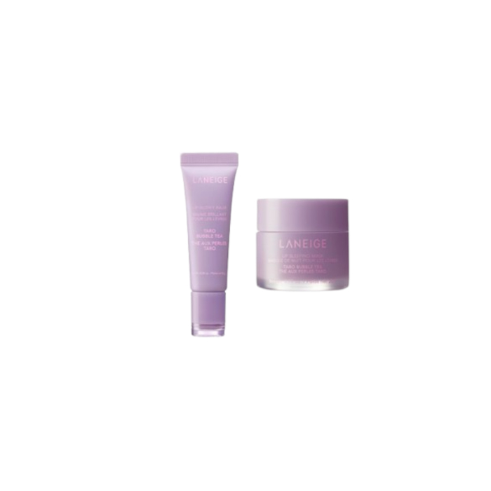 LANEIGE - Lip Sleeping Mask - 20g (1ea) X Lip Glowy Balm - 10g (1ea) - Taro Bubble Tea von LANEIGE