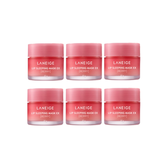 LANEIGE Lip Sleeping Mask EX - 20g - Berry (6er) Set von LANEIGE