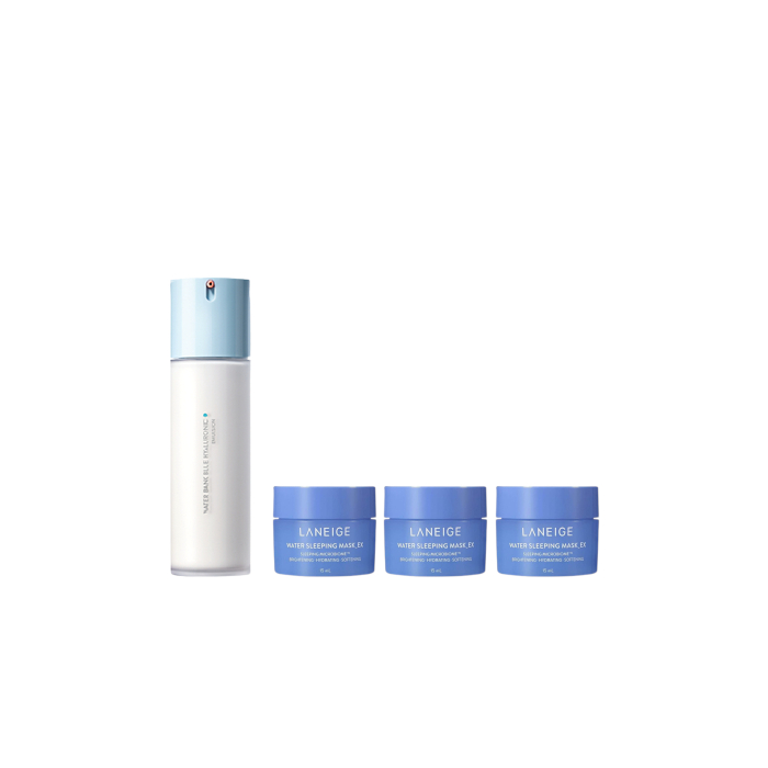 LANEIGE - Water Bank Blue Hyaluronic Emulsion For Combination To Oily Skin - 120ml (1ea) +  Water Sleeping Mask EX - 15ml... von LANEIGE