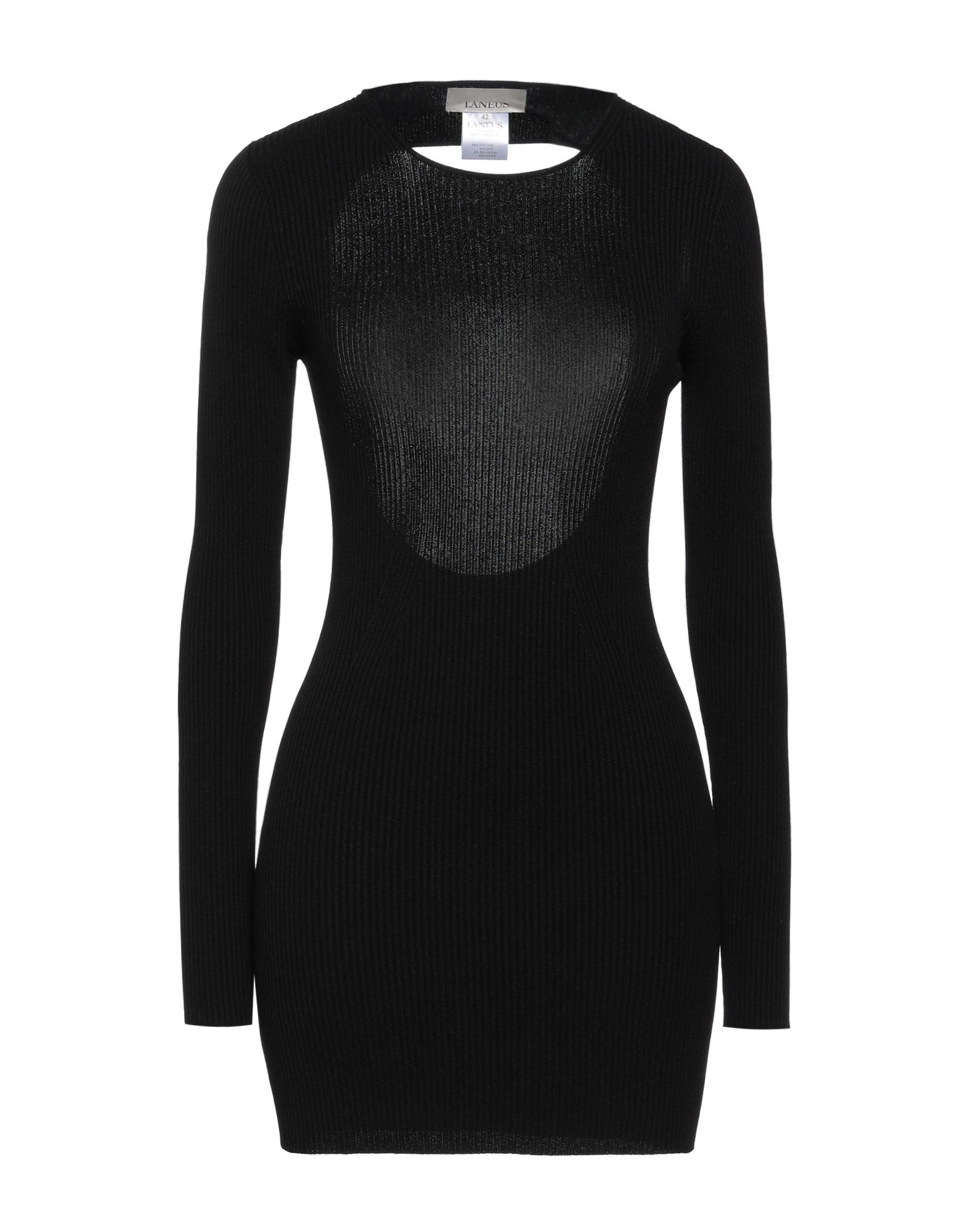 LANEUS Mini-kleid Damen Schwarz von LANEUS