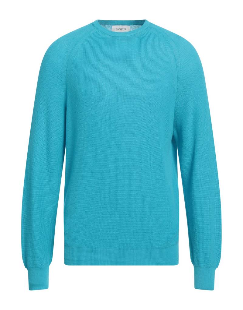 LANEUS Pullover Herren Azurblau von LANEUS
