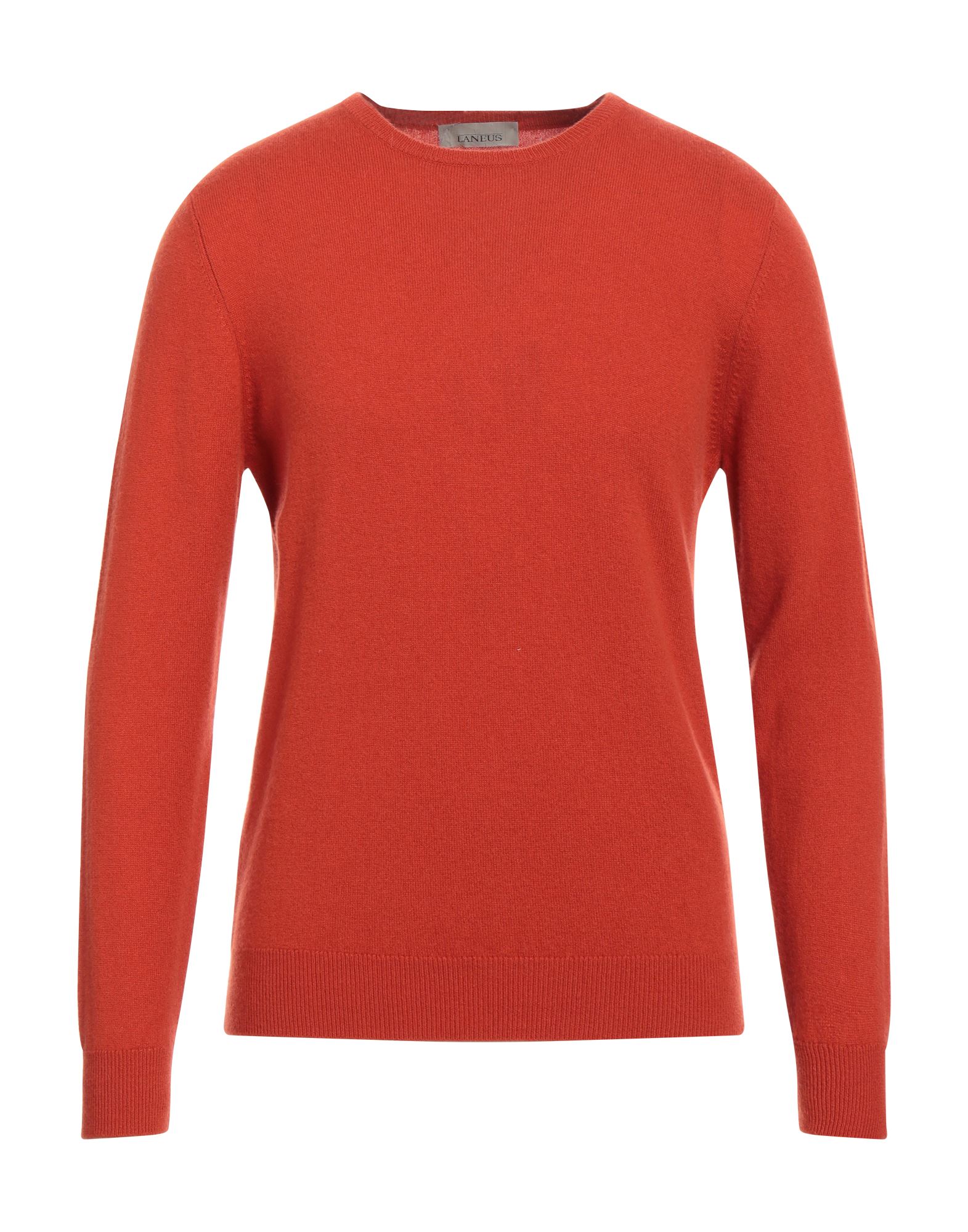 LANEUS Pullover Herren Tomatenrot von LANEUS