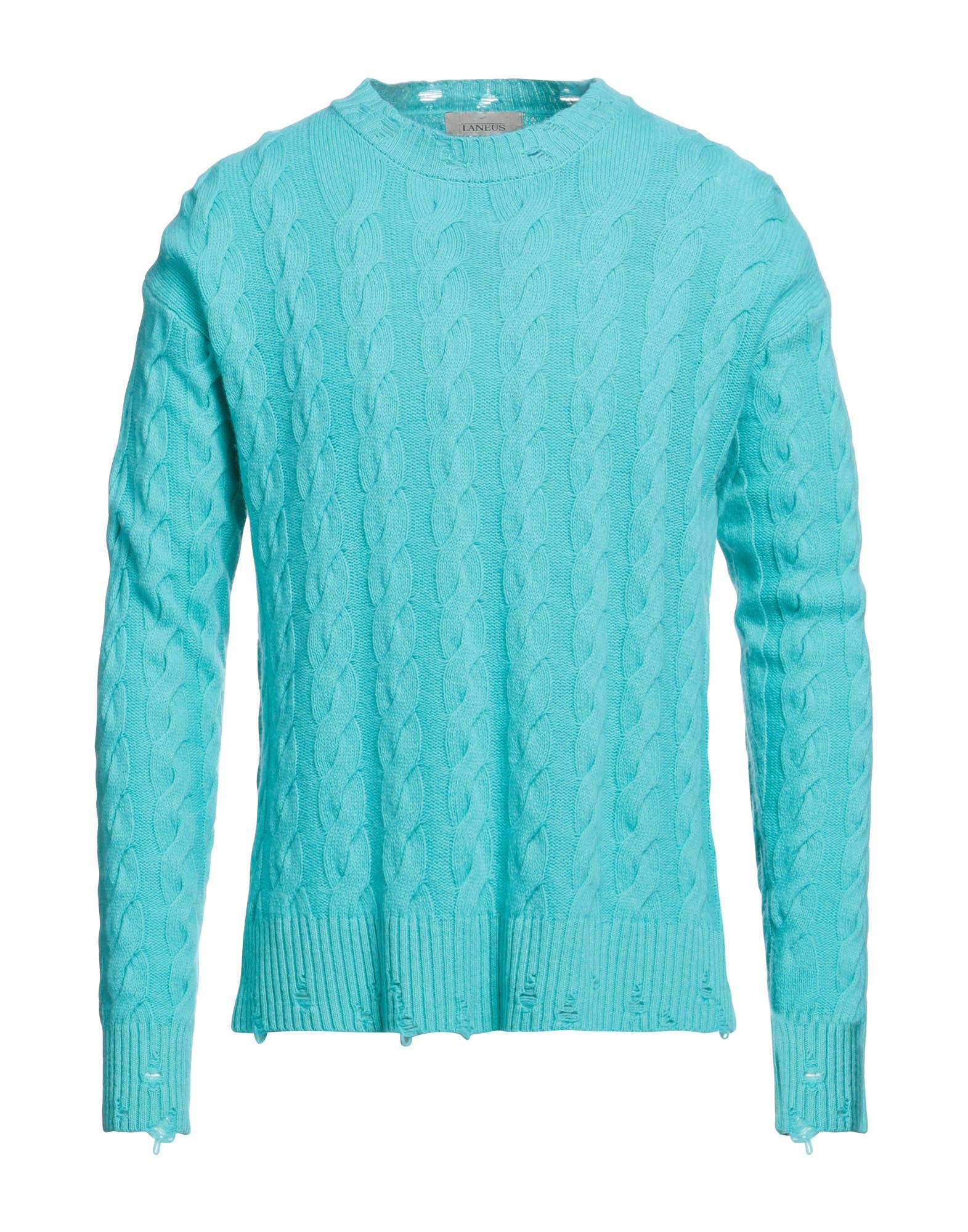 LANEUS Pullover Herren Tūrkis von LANEUS