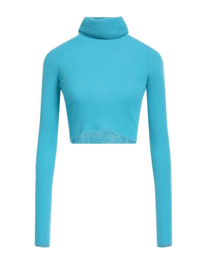 LANEUS Rollkragenpullover Damen Himmelblau von LANEUS