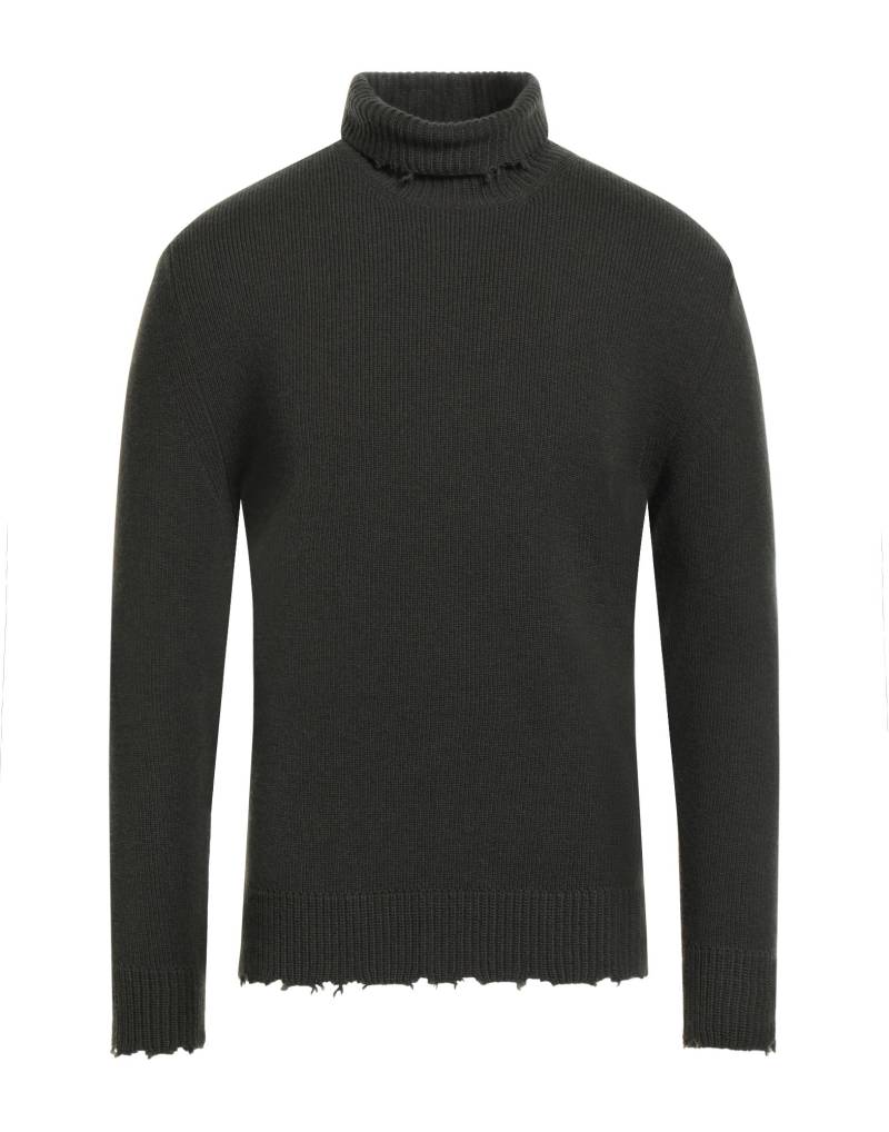 LANEUS Rollkragenpullover Herren Dunkelgrün von LANEUS