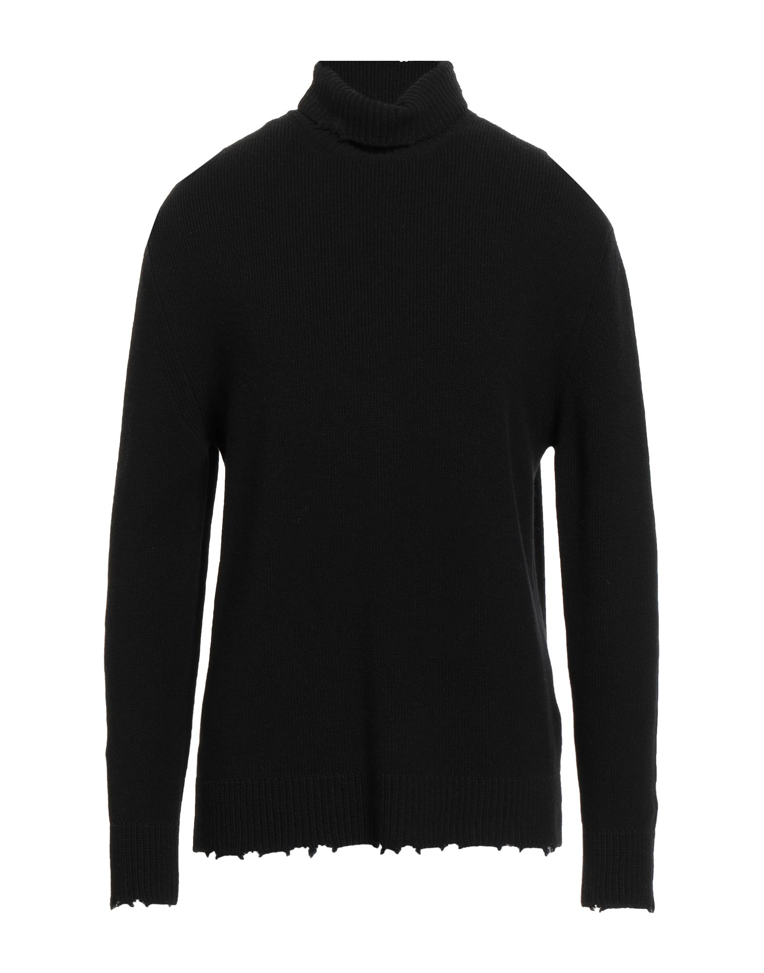 LANEUS Rollkragenpullover Herren Schwarz von LANEUS