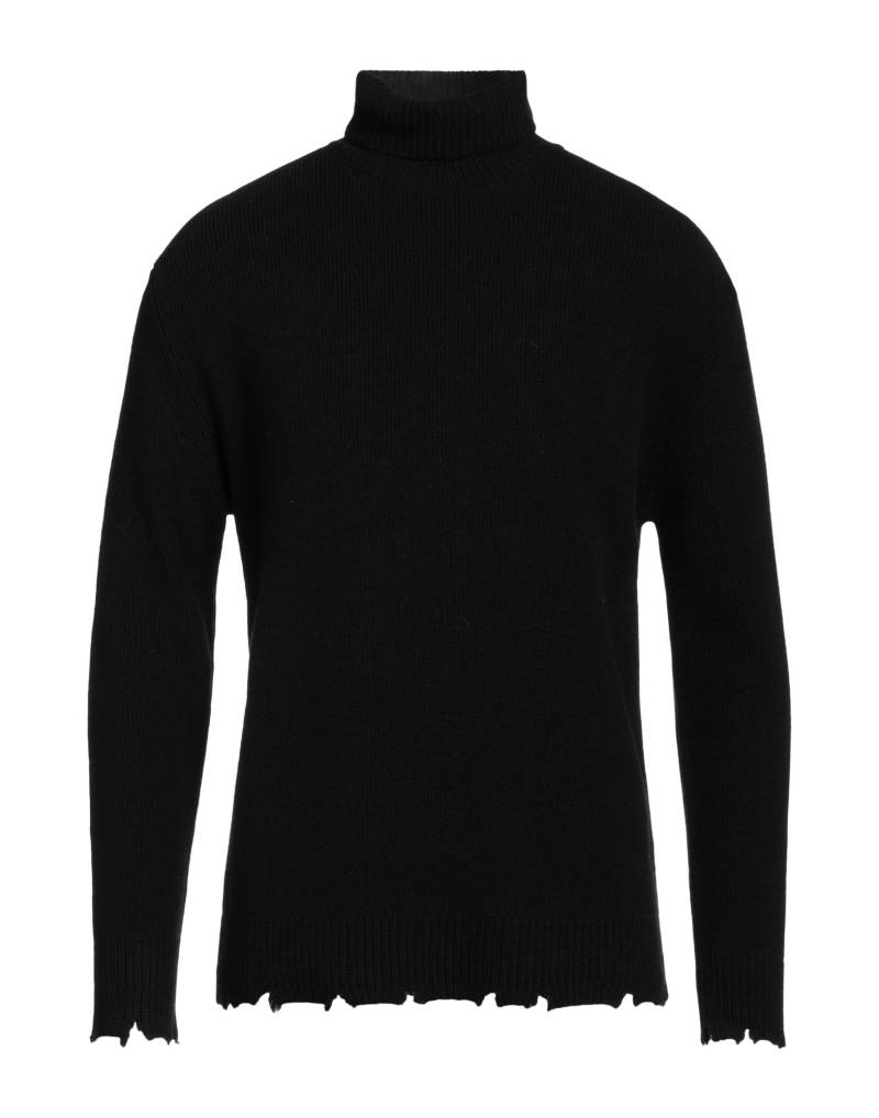 LANEUS Rollkragenpullover Herren Schwarz von LANEUS
