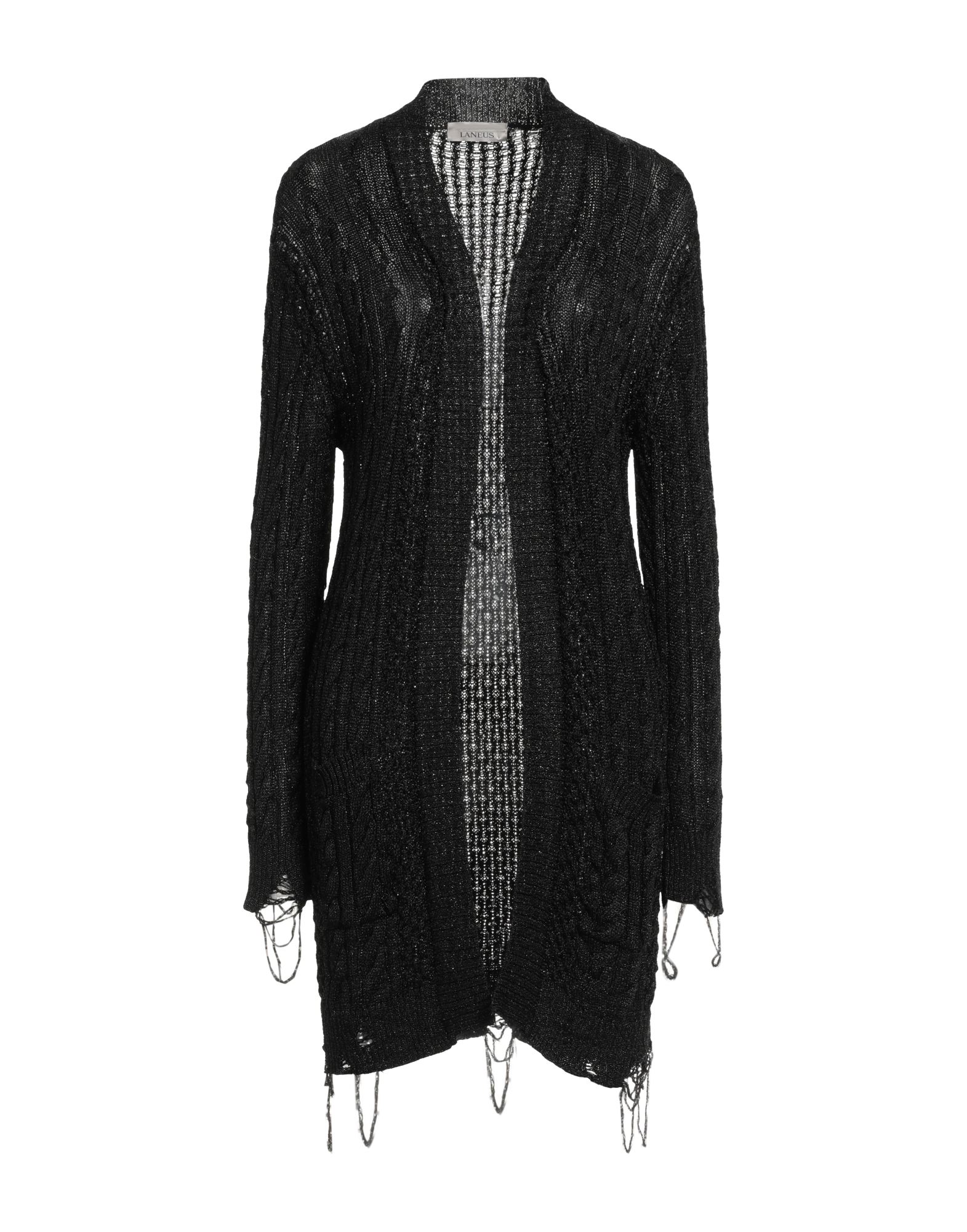 LANEUS Strickjacke Damen Schwarz von LANEUS