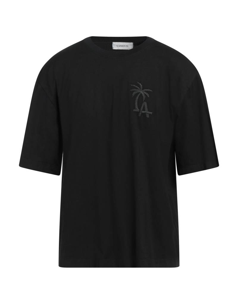 LANEUS T-shirts Herren Schwarz von LANEUS