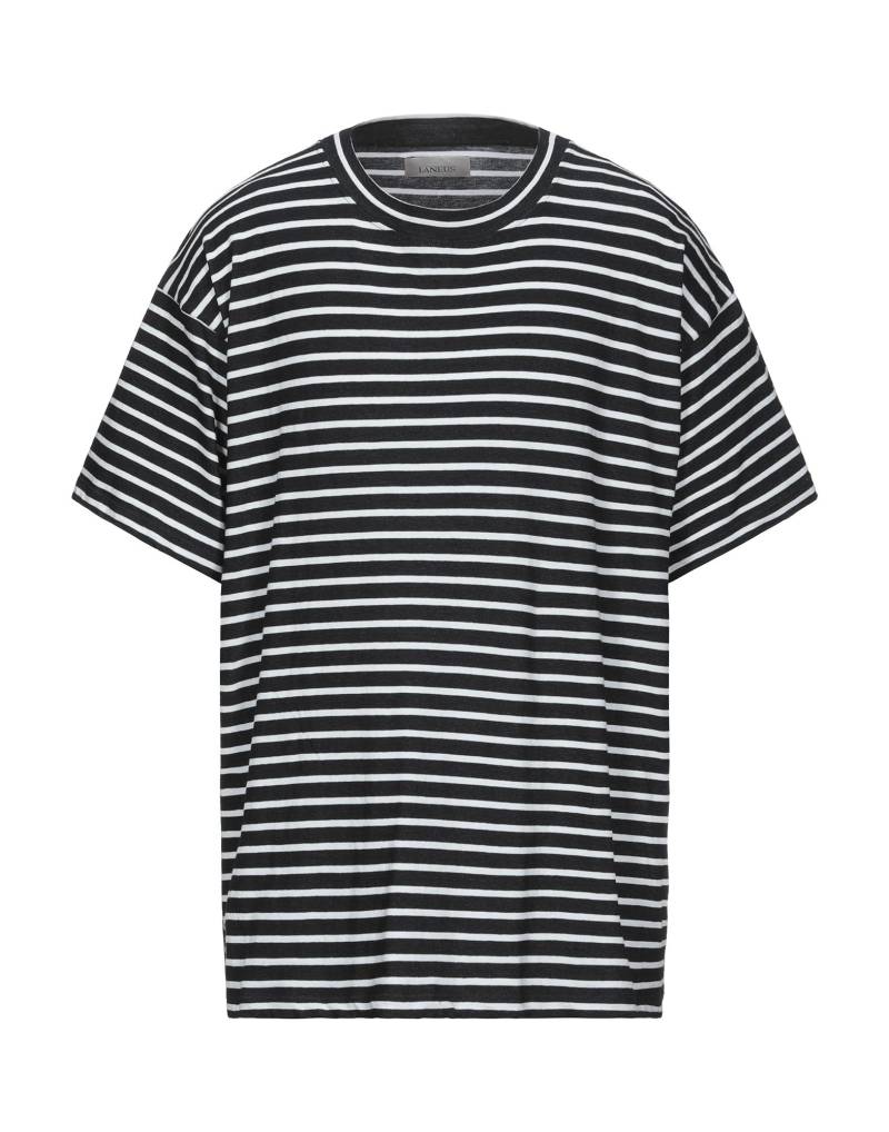 LANEUS T-shirts Herren Schwarz von LANEUS