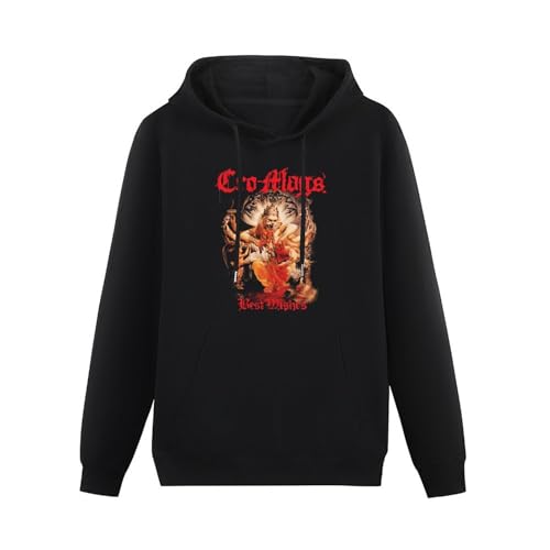 LANGBIRUI Cro-Mags Best Wishes Hoody with Kangaroo Pocket Sweatershirt Hoodie Black XL von LANGBIRUI