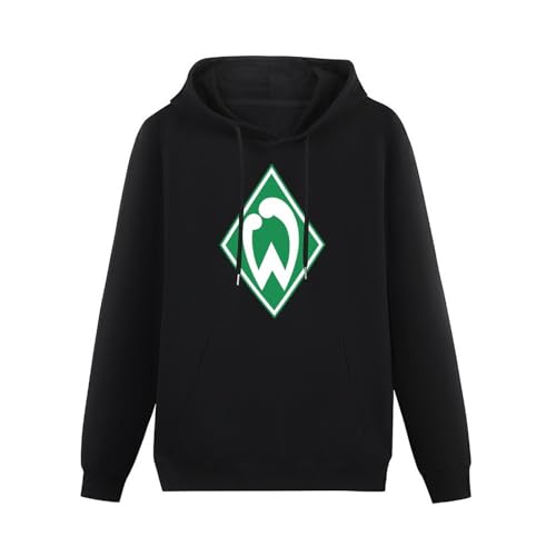 LANGBIRUI Men Sv Werder Bremen Logo Customized Causal Hoodies Black XL von LANGBIRUI