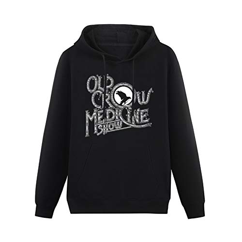 LANGBIRUI Old Crow Medicine Show Hoodies Pullover Long Sleeve Sweatshirts Black M von LANGBIRUI