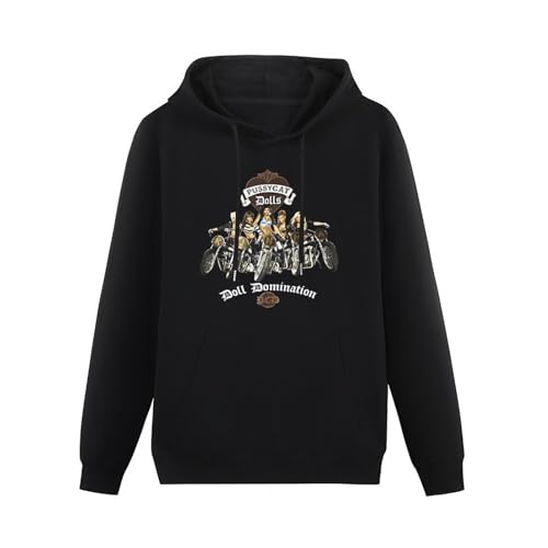 Pussycat Dolls Doll Domination Men's Hooded Long Sleeve Pullover Sweatshirts Black M von LANGBIRUI