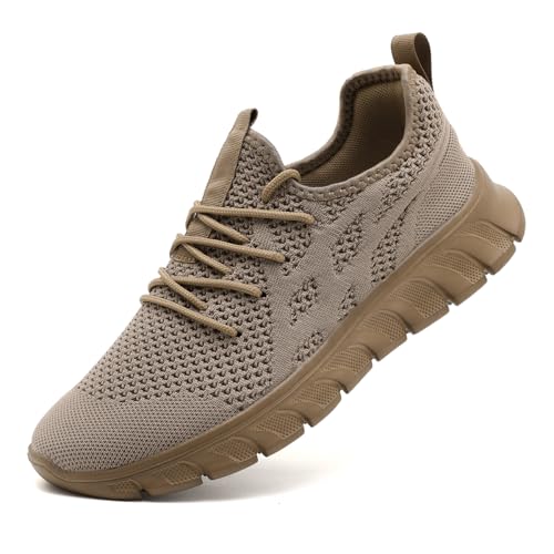 LANGFEUU Sneaker Herren Laufschuhe Turnschuhe Tennis Running Schuhe Sportschuhe Straßenlaufschuhe Fashion Leichtgewichts Atmungsaktiv Walkingschuhe Fitness Freizeit Jogging Schuhe braun EU 43 LANGFEUU Sneaker Herren Laufschuhe Turnschuhe Tennis Running Schuhe Sportschuhe Straßenlaufschuhe Fashion Leichtgewichts Atmungsaktiv Walkingschuhe Fitness Freizeit Jogging Schuhe braun EU 43 von LANGFEUU