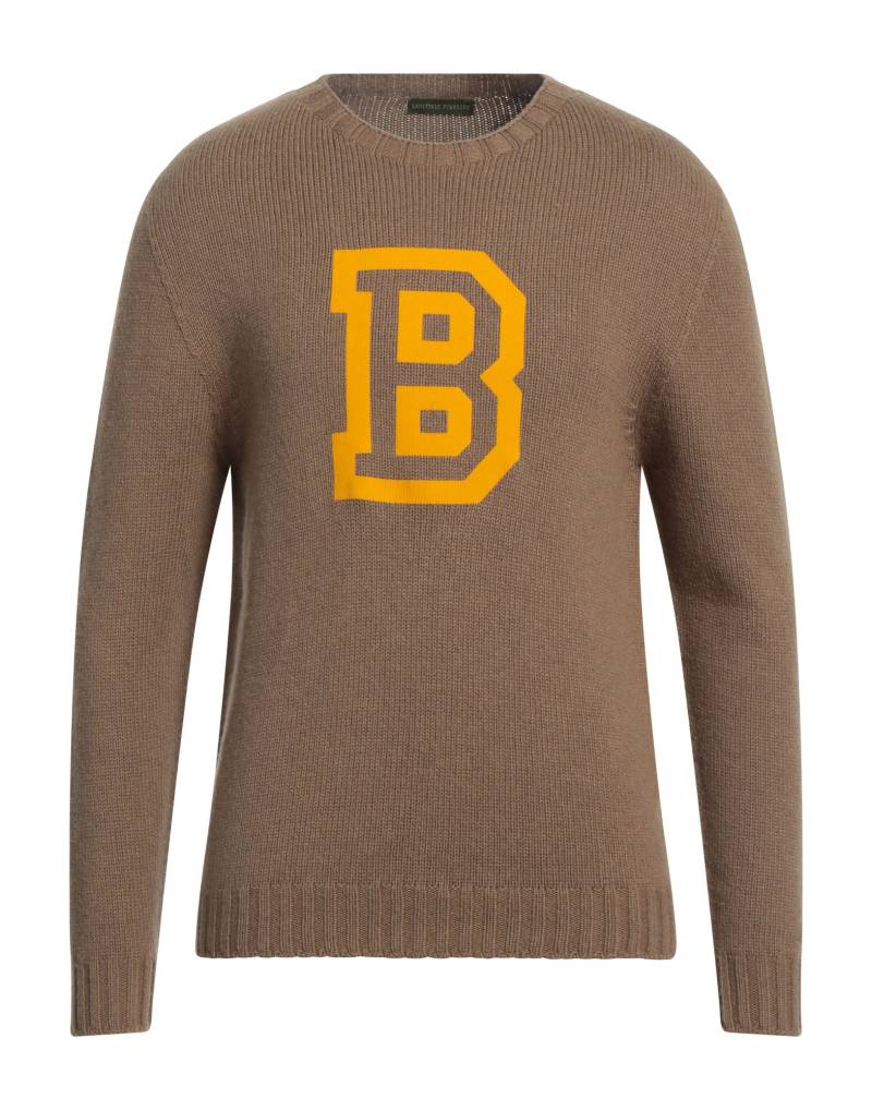 LANIFICIO PUBBLICO Pullover Herren Kamel von LANIFICIO PUBBLICO