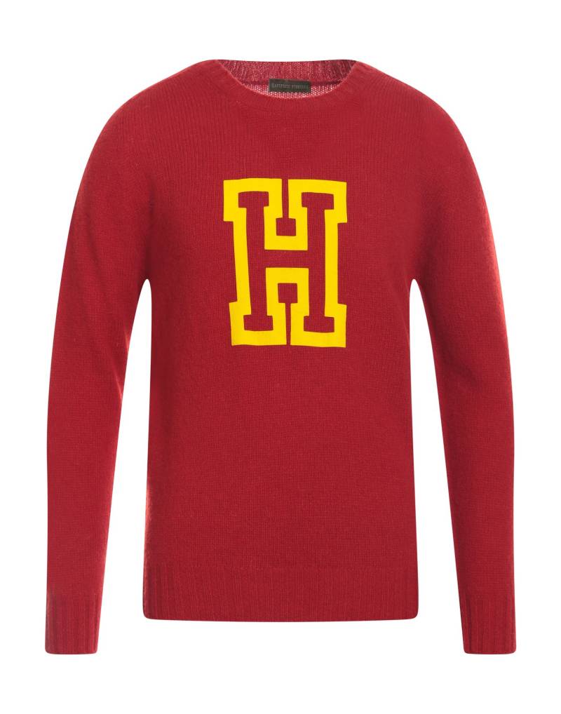 LANIFICIO PUBBLICO Pullover Herren Rot von LANIFICIO PUBBLICO