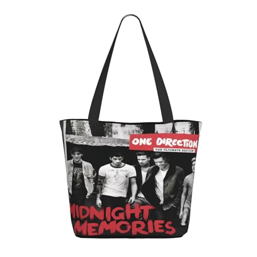 Damen Direc*Tion Music Boy Band One Love Einkaufstasche Stylische Shopper Taschen Leichtes Design Verstärkte Gurte Strapazierfähiges Polyester für Laptops und Lebensmittel Damen Direc*Tion Music Boy Band One Love Einkaufstasche Stylische Shopper Taschen Leichtes Design Verstärkte Gurte Strapazierfähiges Polyester für Laptops und Lebensmittel von LANIPASTUA