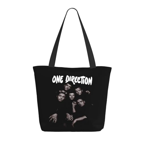 Damen Direc*Tion Music Boy Band One Love Einkaufstasche Stylische Shopper Taschen Leichtes Design Verstärkte Gurte Strapazierfähiges Polyester für Laptops und Lebensmittel Damen Direc*Tion Music Boy Band One Love Einkaufstasche Stylische Shopper Taschen Leichtes Design Verstärkte Gurte Strapazierfähiges Polyester für Laptops und Lebensmittel von LANIPASTUA