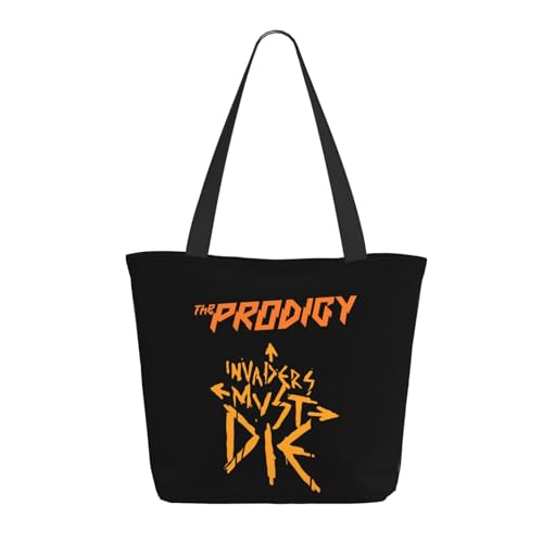 Damen The Ant Music Band Einkaufstasche Stylische Shopper Taschen Leichtes Design Verstärkte Gurte Strapazierfähiges Polyester für Laptops und Lebensmittel von LANIPASTUA