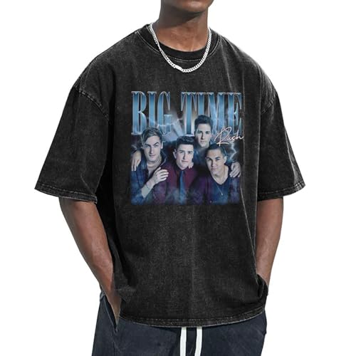 Unisex Time Rock Music Boy Band Rush T-Shirt Baumwolle T-Shirt Antik Waschverfahren Abgesenkte Schulter Kurzarm für Büro Wochenenden und sportliche Aktivitäten Unisex Time Rock Music Boy Band Rush T-Shirt Baumwolle T-Shirt Antik Waschverfahren Abgesenkte Schulter Kurzarm für Büro Wochenenden und sportliche Aktivitäten von LANIPASTUA