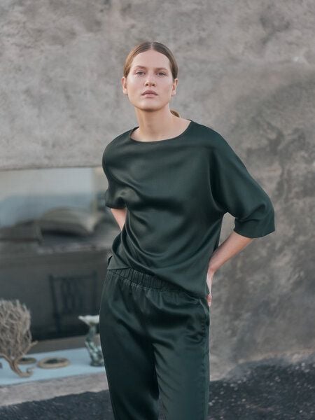 LANIUS 3/4 Arm Bluse aus TENCEL von LANIUS