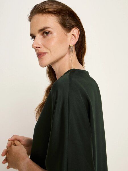 LANIUS 3/4 Arm Bluse in waldgrün von LANIUS